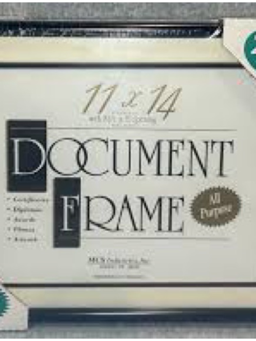 2fer ~NWT Document Frame - 11 X 14 w/ 8 x 11 opening